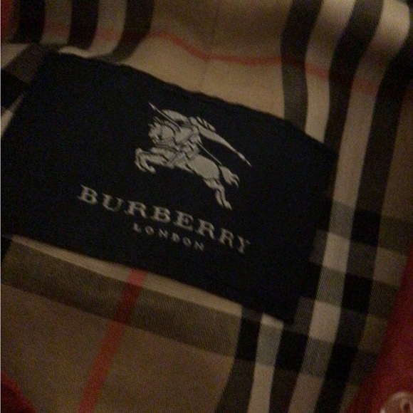 BURBERRY LONDON LIGHT WEIGHT JACKET WITH HOOD SZ 4 - Picture 6 of 10